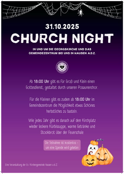 ChurchNight 2025 Ev. Kirchengemeinde Hausen