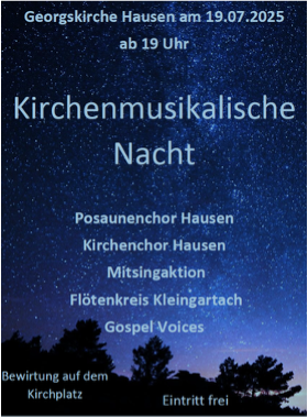 Kirchenmusikalische Nacht